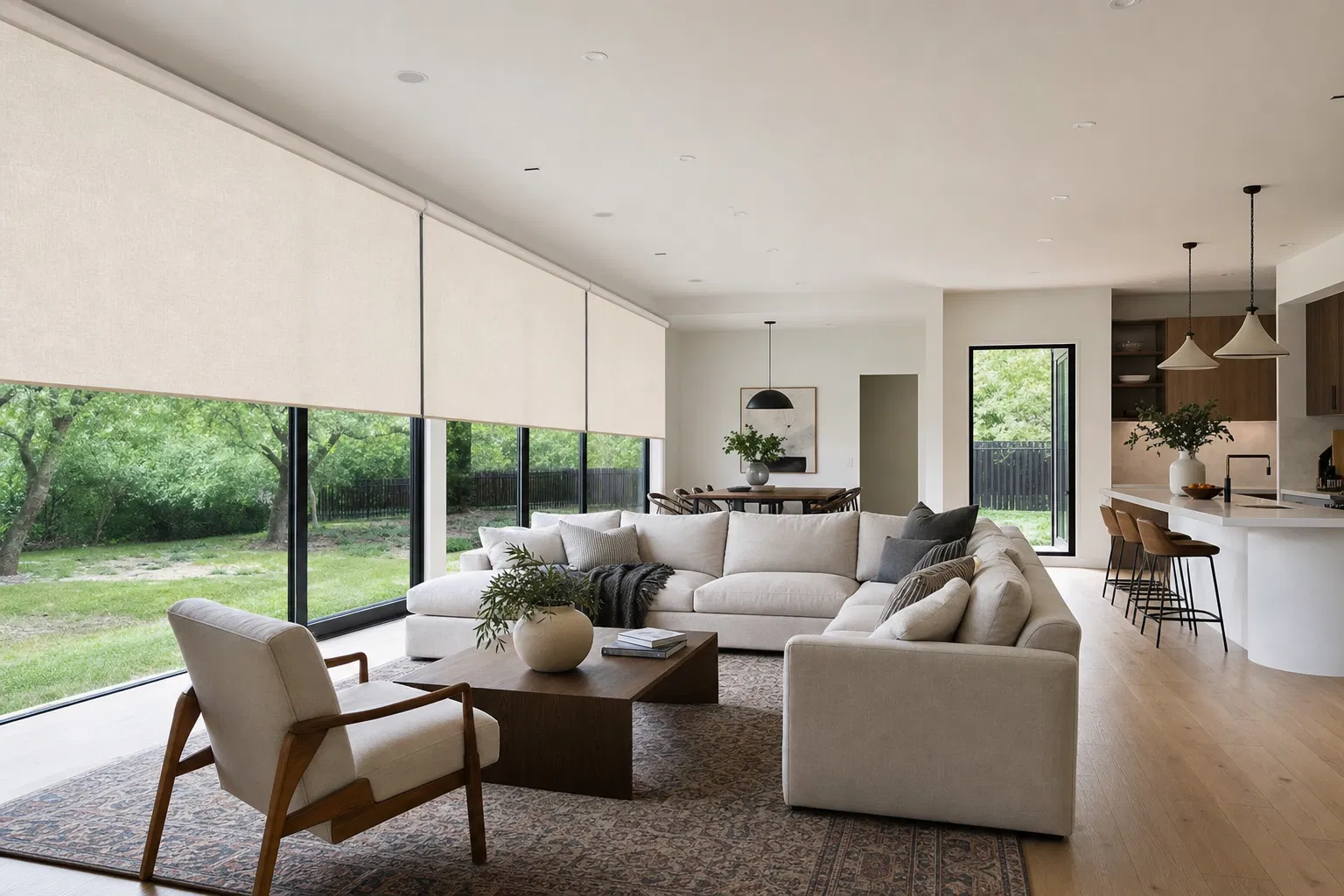 Custom window shades installation in Austin TX | Beacon Blinds