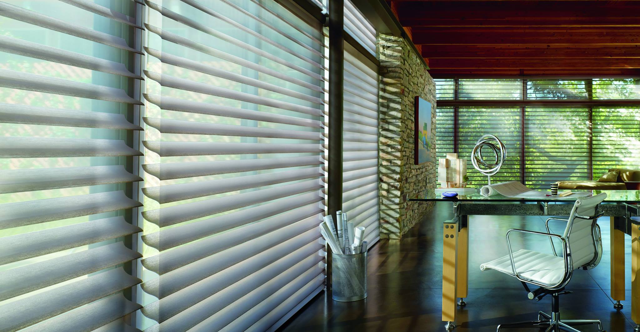 Motorized Silhouette Shades | Beacon Blinds
